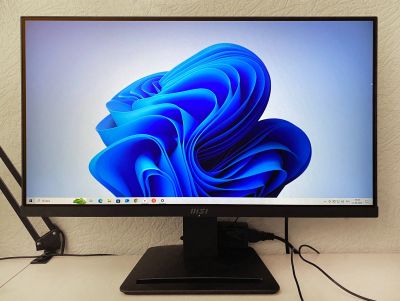 Лот: 25629715. Фото: 1. Монитор 24.5 MSI PRO MP253 черный... ЖК-мониторы