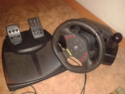 Лот: 10845920. Фото: 1. logitech momo racing. Рули, джойстики