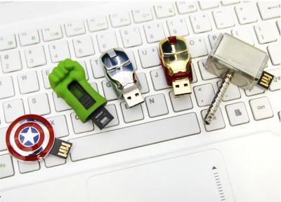 Лот: 6986812. Фото: 1. Флешка U.S.B Marvel (халк). USB-флеш карты