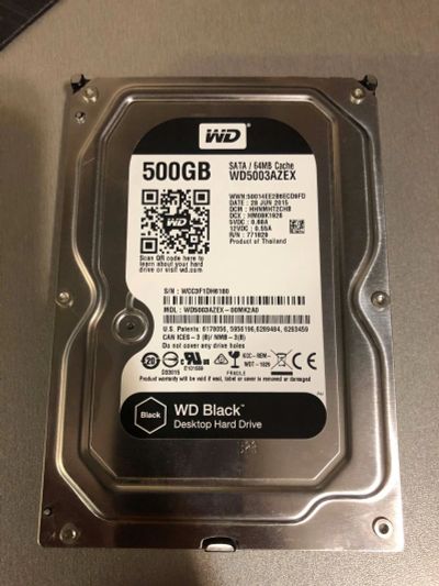 Лот: 14946414. Фото: 1. Жесткий диск WD Black 500ГБ WD5003AZEX... Жёсткие диски (HDD)