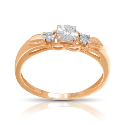 Лот: 23789600. Фото: 1. Кольцо TALANT из золота с бриллиантами. Кольца, перстни