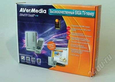 Лот: 450810. Фото: 1. Внешний TV-тюнер AVerTV BOX 9. ТВ-тюнеры и карты захвата