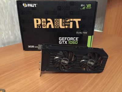 Лот: 15094450. Фото: 1. Видеокарта PALIT GeForce GTX 1060... Видеокарты