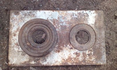 Лот: 7398122. Фото: 1. Плита печная чугунная. Другое (для дачи, дома, огорода, бани, парка)