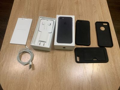 Лот: 17438270. Фото: 1. iphone 7 32gb black matte оригинал. Смартфоны