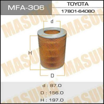 Лот: 18593636. Фото: 1. Воздушный фильтр masuma (vic a-183... Расходные материалы
