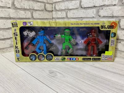 Лот: 15419638. Фото: 1. стикбот stikbot набор 3 фигурки. Куклы и аксессуары