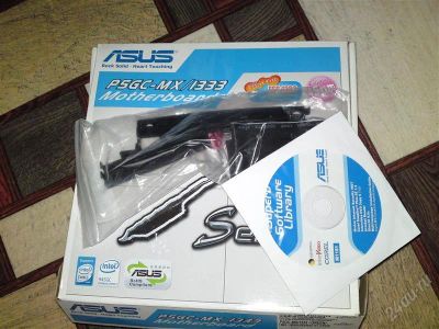 Лот: 1521631. Фото: 1. P5GC-MX/1333 ASUS MOTHERBOARD. Материнские платы
