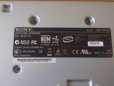 Лот: 5516958. Фото: 1. Продам DOC-станцию SONY. Другое (периферия)