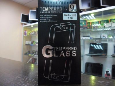 Лот: 9916001. Фото: 1. Защитное стекло MeiZu U20 (2.5D... Защитные стёкла, защитные плёнки