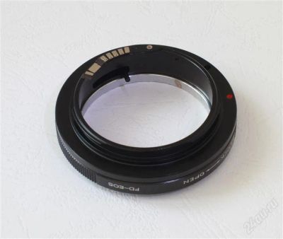 Лот: 1599723. Фото: 1. Переходник Адаптер CANON FD -... Крышки, бленды
