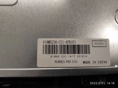 Лот: 20356990. Фото: 1. MX236E64-ZC15F-03 panel V236BJ1-P03... Запчасти для телевизоров, видеотехники, аудиотехники