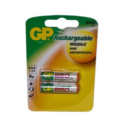 Лот: 7289581. Фото: 1. аккумулятор GP HR03 AAA 850mAh... Батарейки, аккумуляторы, элементы питания