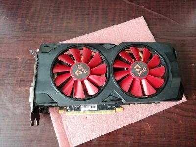 Лот: 15560590. Фото: 1. AMD RX 580 4GB. Видеокарты