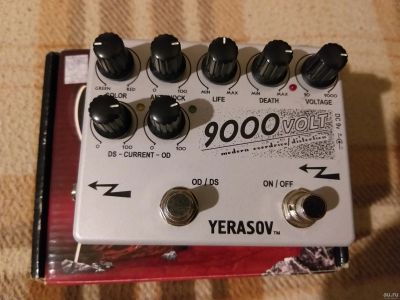 Лот: 13687943. Фото: 1. Гитарная педаль Yerasov 9000 volt... Гитарные эффекты и комбоусилители