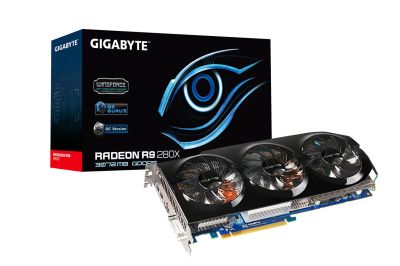 Лот: 8310801. Фото: 1. Gigabyte R9 280X Самая разогнанная... Видеокарты
