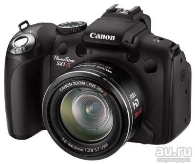Лот: 10564908. Фото: 1. Canon PowerShot SX1 IS с объективом... Цифровые компактные