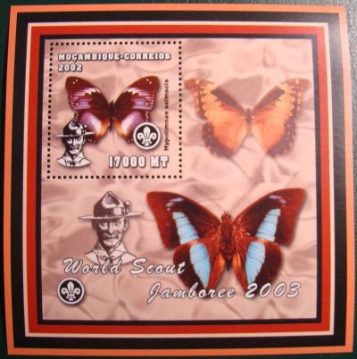 Лот: 10443774. Фото: 1. Мозамбик 2003 MNH бл 2. Марки