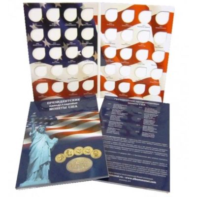 Лот: 4052184. Фото: 1. Альбом для монет 1 доллар (однодолларовых... Америка