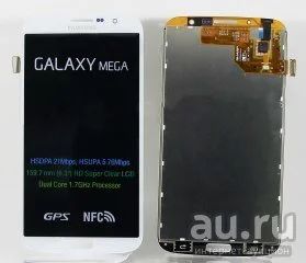 Лот: 9283612. Фото: 1. Дисплей Samsung i9200 в сборе... Дисплеи, дисплейные модули, тачскрины