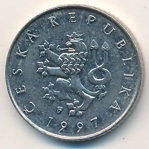 Лот: 11220282. Фото: 1. 1 Крона, Чехия, 1997 год. Европа