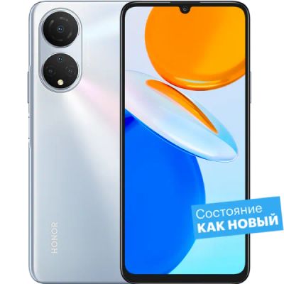 Лот: 22221158. Фото: 1. Смартфон HONOR X7 4/128GB Титановый... Смартфоны