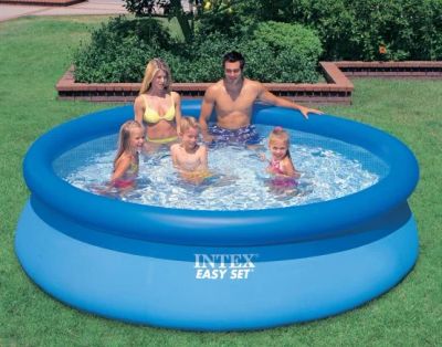 Лот: 4152085. Фото: 1. Бассейн INTEX круглый Easy Set... Бассейны, аксессуары и комплектующие
