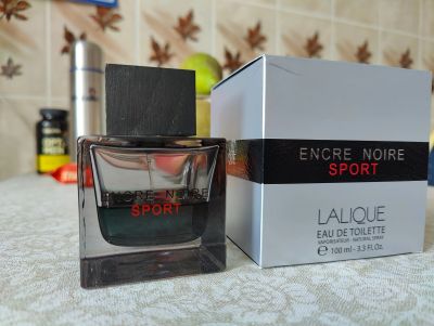 Лот: 20843705. Фото: 1. Lalique Encre Noire Sport Оригинал... Унисекс парфюмерия