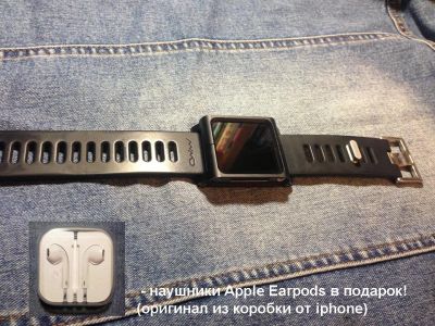 Лот: 4601785. Фото: 1. ipod nano 6g 16Gb + наушники apple... Плееры