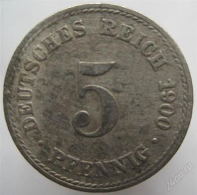 Лот: 1813741. Фото: 1. vz Германия 5 пфенигов 1900 A. Германия и Австрия