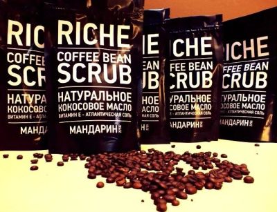 Лот: 6793609. Фото: 1. Кофе скраб для тела и лица richescrub. Уход за телом