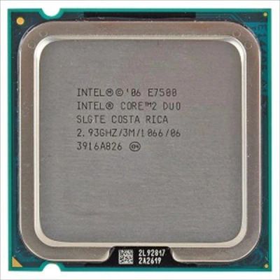 Лот: 11791423. Фото: 1. Процессор Intel Core 2 Duo E7500... Процессоры