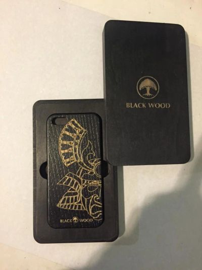 Лот: 6261898. Фото: 1. -=BLACK WOOD=- 1 Деревянный чехол... Чехлы, бамперы