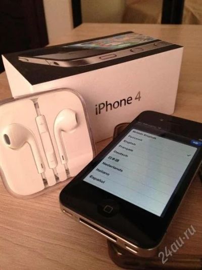 Лот: 2915695. Фото: 1. iPhone 4 32gb оригинал simfree... Смартфоны