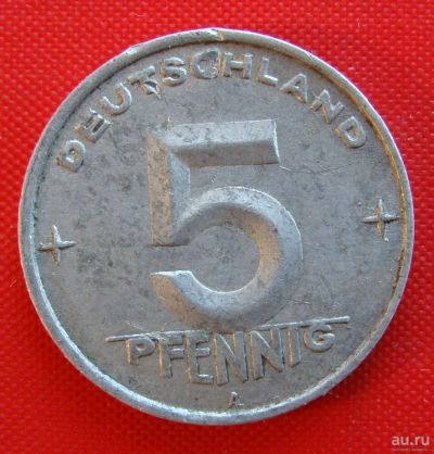 Лот: 1588431. Фото: 1. (№665/LS) 5 пфеннигов 1952 (ГДР... Германия и Австрия