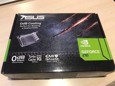 Лот: 13849170. Фото: 1. Видеокарта ASUS GeForce 210 (210-SL-TC1GD3-L... Видеокарты