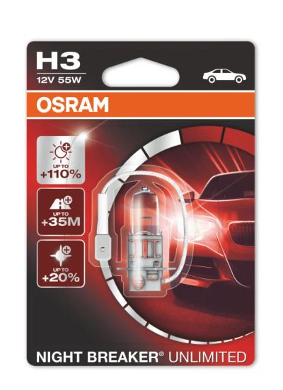 Лот: 11304703. Фото: 1. Osram H3 Night Breaker Unlimited... Оптика и освещение