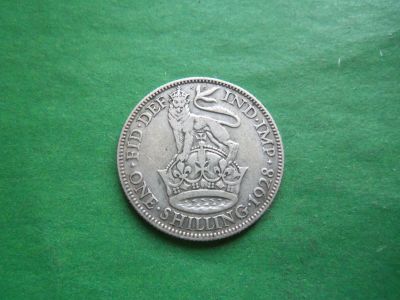 Лот: 22993313. Фото: 1. Великобритания 1 шиллинг 1928... Великобритания и острова