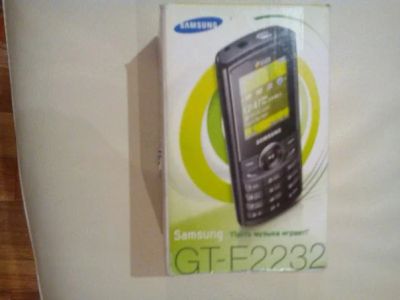 Лот: 6496247. Фото: 1. Коробка от samsung GT-E2232. Коробки, инструкции