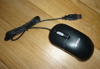 Лот: 952414. Фото: 1. мышка A4-Tech Optical Mouse. Клавиатуры и мыши