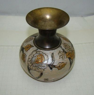 Лот: 11191631. Фото: 1. Ваза винтажная (P678). Предметы интерьера и быта