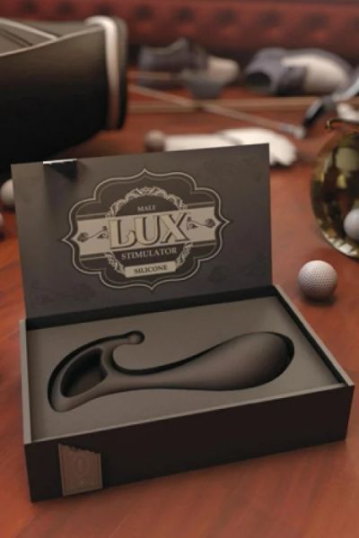 Лот: 7537144. Фото: 1. Массажер простаты Lux черный... Игрушки