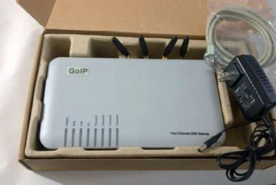 Лот: 7137001. Фото: 1. GoIP 4 - VoIP-GSM-шлюз GoIP4... SIP, Видео-телефоны