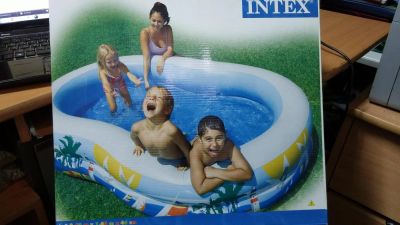 Лот: 4323286. Фото: 1. Бассейн INTEX. Новый с рубля... Бассейны, аксессуары и комплектующие