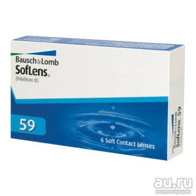 Лот: 9080609. Фото: 1. конт линзы SofLens 59 (1уп=6шт... Контактные линзы