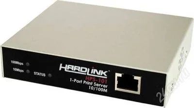 Лот: 2946824. Фото: 1. Принт сервер HardLink HPS-101. Другое (сетевые устройства)