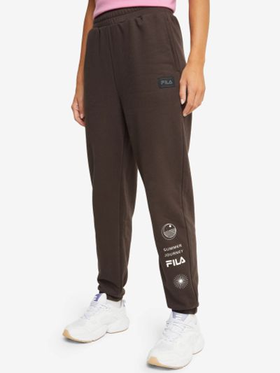 Лот: 22442446. Фото: 1. Брюки женские FILA, Коричневый. Другое (спортивная одежда)