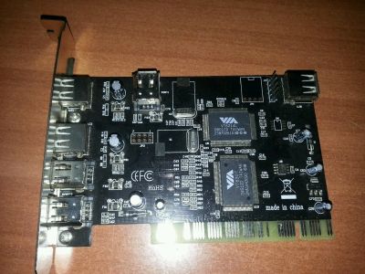 Лот: 9262294. Фото: 1. Контроллер USB+FireWire 1394. Платы расширения, контроллеры, доп. порты