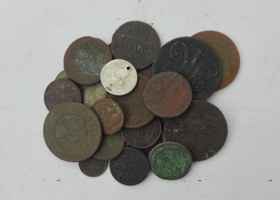 Лот: 16759512. Фото: 1. 30 хороших имперских медных монет... Россия до 1917 года