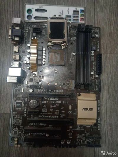 Лот: 19500199. Фото: 1. Asus Z97-K/USB3.1. Материнские платы